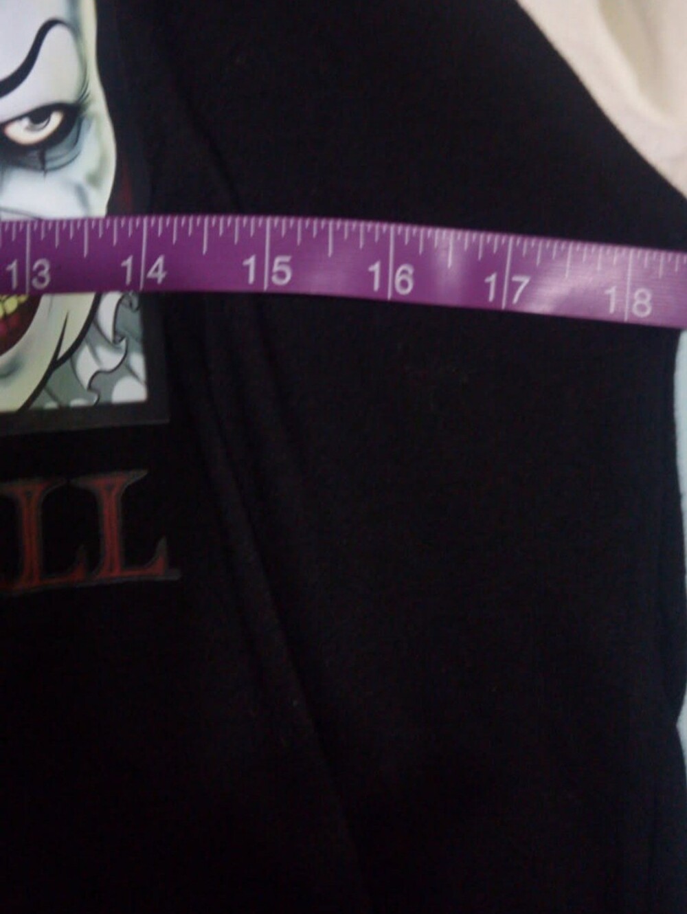💫 Horror Slasher Parody Baseball Raglan Tee M - Picture 5 of 6